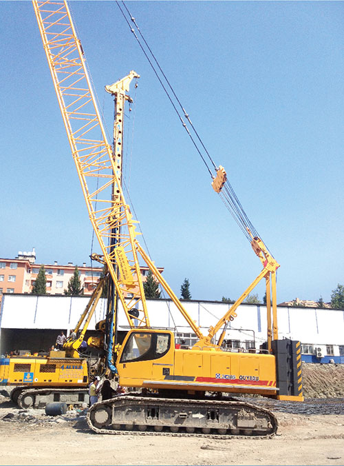 XCMG Crawler cranes?work for?M...