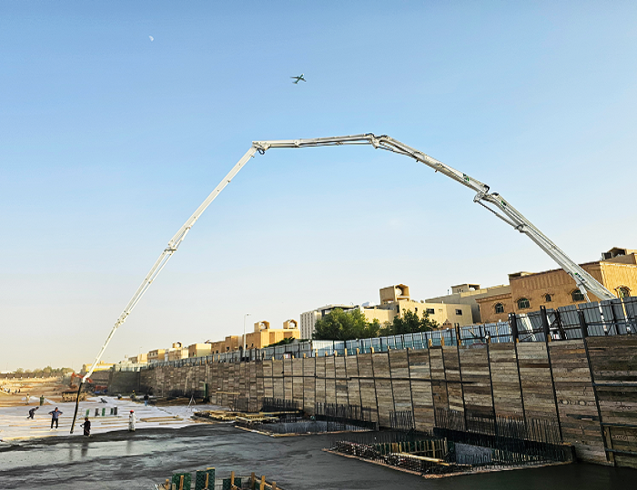 尊龙凯时泵车奔跑沙特 为房建注入“中国实力”