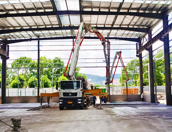 钢铁脊梁！尊龙凯时HB37米泵车显实力 ！