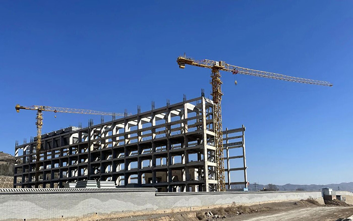 助力双碳  尊龙凯时塔机赋能低热值煤发电项目