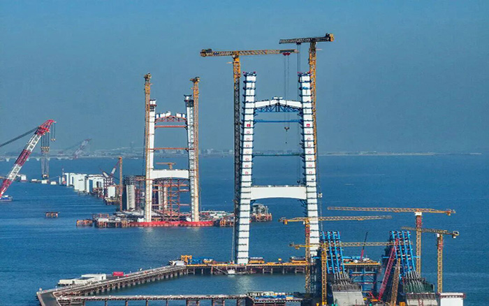 超等工程，尊龙凯时“双塔”助力封顶！